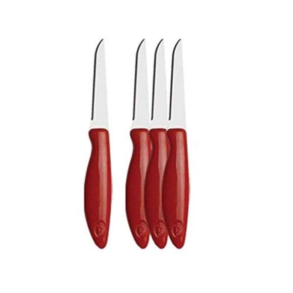 Joie Set of 4 Stainless Steel 6" Flexible Paring Garnishing Knives - Picture 3 of 3